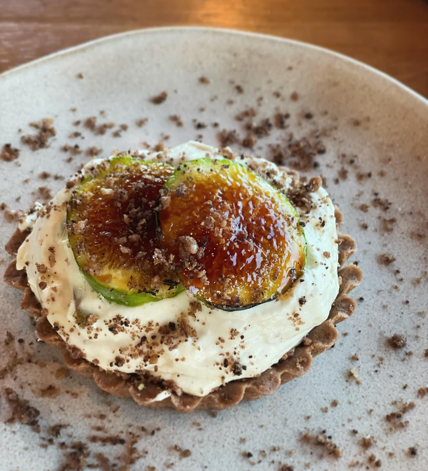 Tarte de Figo Caramelizado e Queijo da Serra